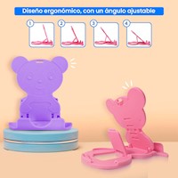 Soporte para Celular - Oso Colores